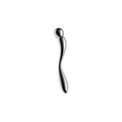 SATISFYER - DILDO A DOPPIA ESTREMITÀ IN ACCIAIO INOX STAR FORCE 2