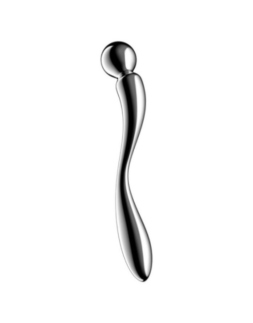 SATISFYER - DILDO A DOPPIA ESTREMITÀ IN ACCIAIO INOX STAR FORCE 2