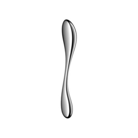 SATISFYER - DILDO A DOPPIA ESTREMITÀ IN ACCIAIO INOX STAR FORCE 3