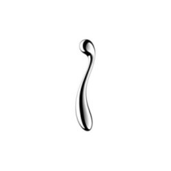 SATISFYER - DILDO A DOPPIA ESTREMITÀ IN ACCIAIO INOX STAR FORCE 4