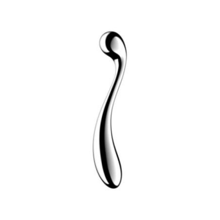 SATISFYER - DILDO A DOPPIA ESTREMITÀ IN ACCIAIO INOX STAR FORCE 4