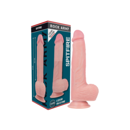 ROCKARMY - DILDO IN SILICONE LIQUIDO PREMIUM SPITFIRE 21 CM -O- 4
