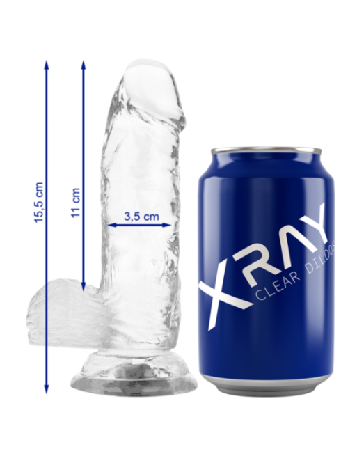 X RAY - CAZZO TRASPARENTE CON SFERE 15