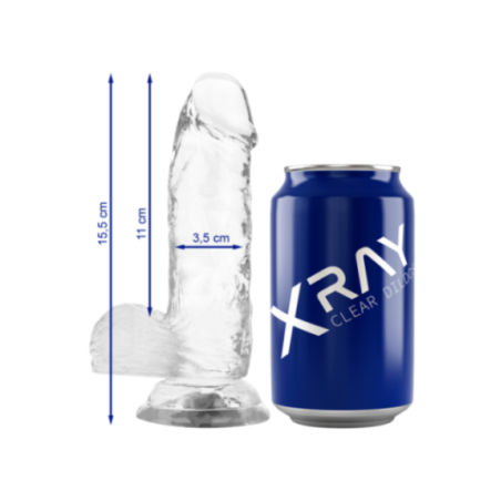 X RAY - CAZZO TRASPARENTE CON SFERE 15