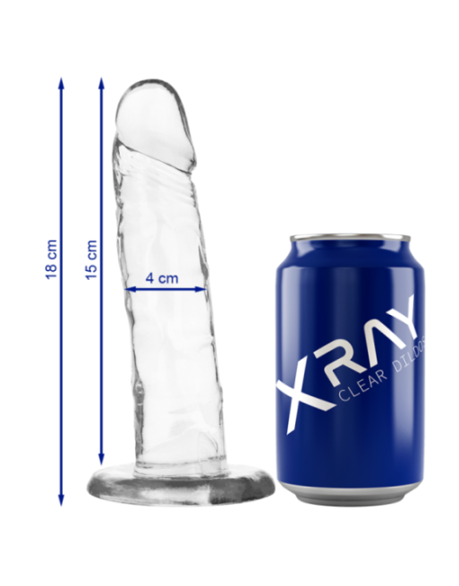 X RAY - CAZZO TRASPARENTE 18 CM -O- 4 CM