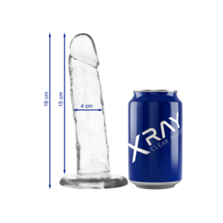 X RAY - CAZZO TRASPARENTE 18 CM -O- 4 CM