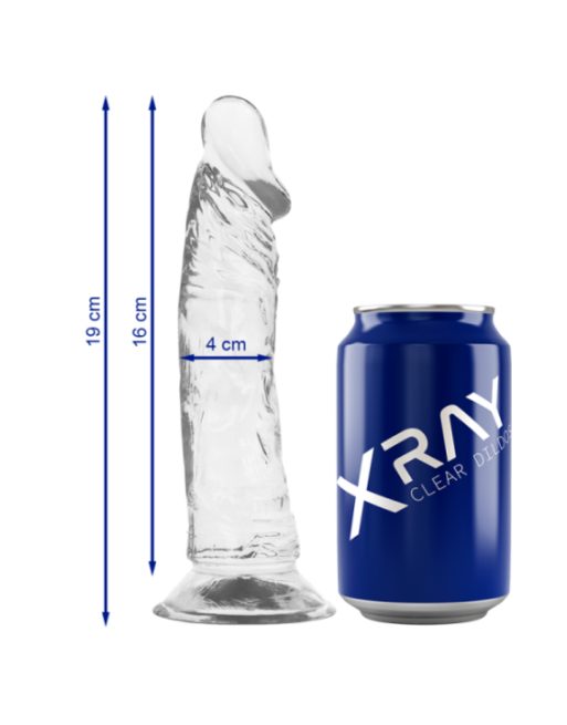 X RAY - CAZZO TRASPARENTE 19 CM -O- 4 CM