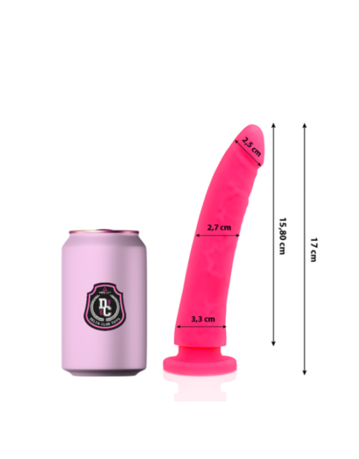 DELTA CLUB - TOYS DILDO MEDICO ROSA IN SILICONE 17 CM -O- 3 CM