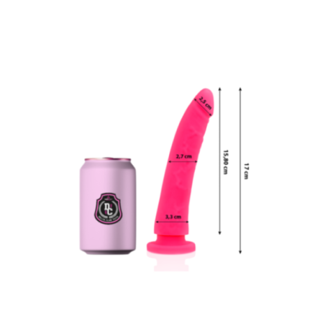 DELTA CLUB - TOYS DILDO MEDICO ROSA IN SILICONE 17 CM -O- 3 CM