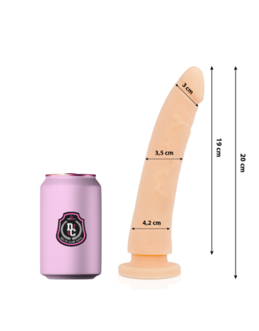 DELTA CLUB - TOYS DILDO NATURALE IN SILICONE MEDICO 20 CM -O- 4 CM