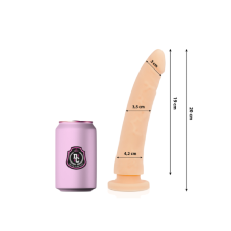 DELTA CLUB - TOYS DILDO NATURALE IN SILICONE MEDICO 20 CM -O- 4 CM