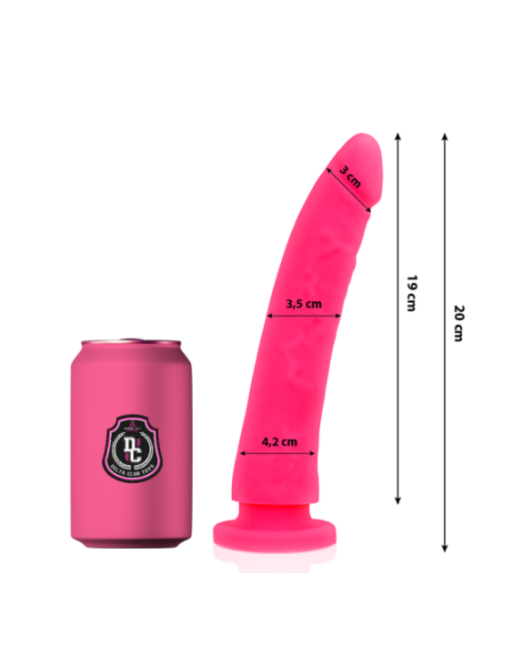 DELTA CLUB - TOYS DILDO MEDICO ROSA IN SILICONE 20 CM -O- 4 CM
