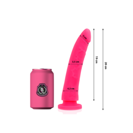 DELTA CLUB - TOYS DILDO MEDICO ROSA IN SILICONE 20 CM -O- 4 CM