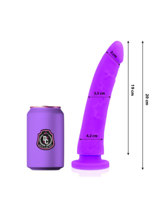 DELTA CLUB - TOYS DILDO MEDICO LILLA IN SILICONE 20 CM -O- 4 CM