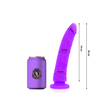 DELTA CLUB - TOYS DILDO MEDICO LILLA IN SILICONE 20 CM -O- 4 CM