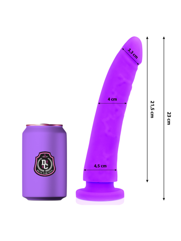 DELTA CLUB - TOYS DILDO MEDICO LILLA IN SILICONE 23 CM -O- 4