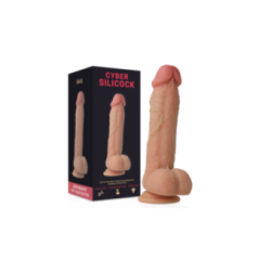 CYBER SILICOCK - SAUL SILICONE LIQUIDO MORBIDO ULTRA REALISTICO 21 CM -O- 4