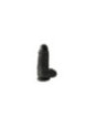 KING COCK - PENE REALISTICO PASSODATO 23 CM NERO