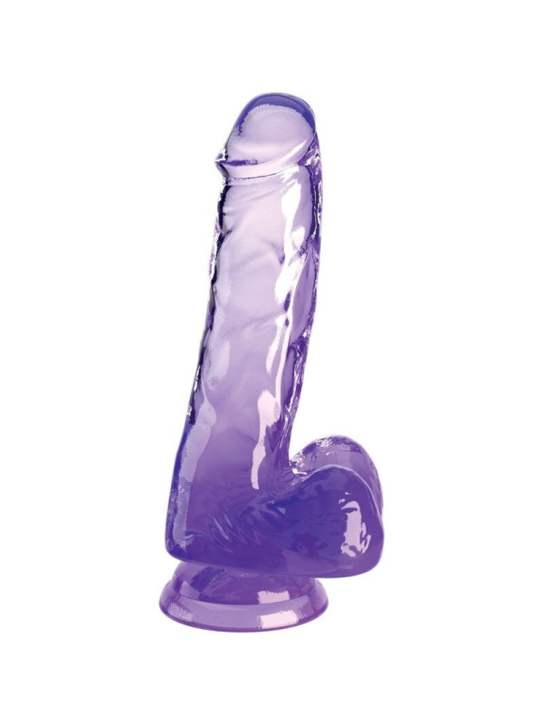 KING COCK - CLEAR PENE REALISTICO CON SFERE 13