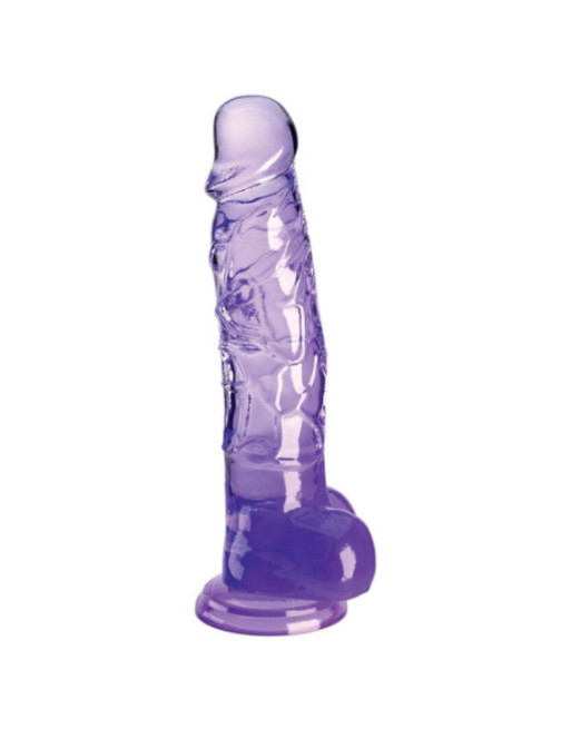 KING COCK - CLEAR PENE REALISTICO CON SFERE 16