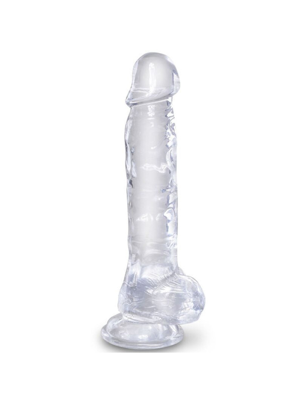 KING COCK - CLEAR PENE REALISTICO CON SFERE 16