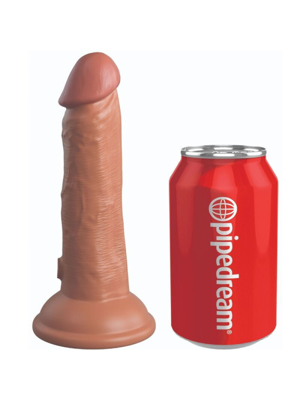 KING COCK - ELITE DILDO REALISTICO VIBRANTE E SILICONE 15