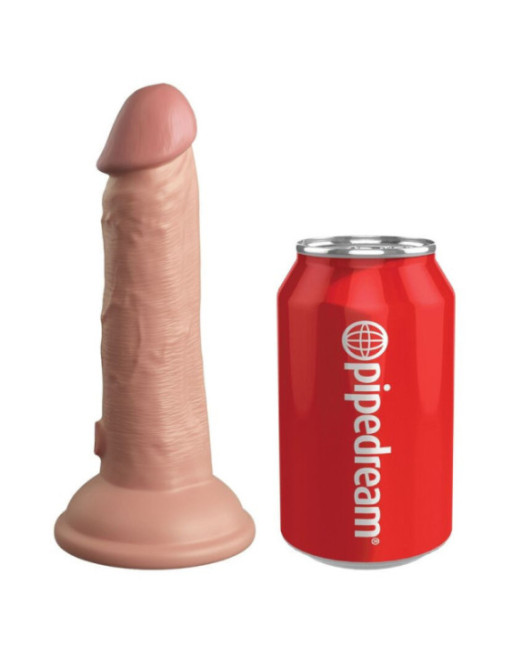 KING COCK - ELITE DILDO REALISTICO VIBRANTE E SILICONE 15