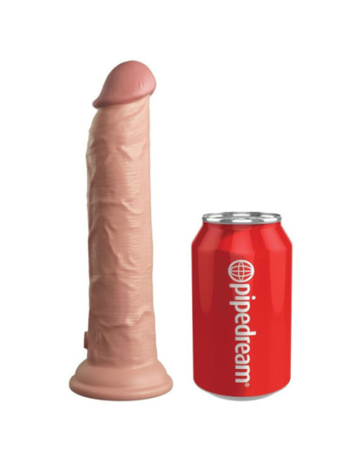 KING COCK - ELITE VIBRATORE DILDO REALISTICO E TELECOMANDO IN SILICONE 23 CM