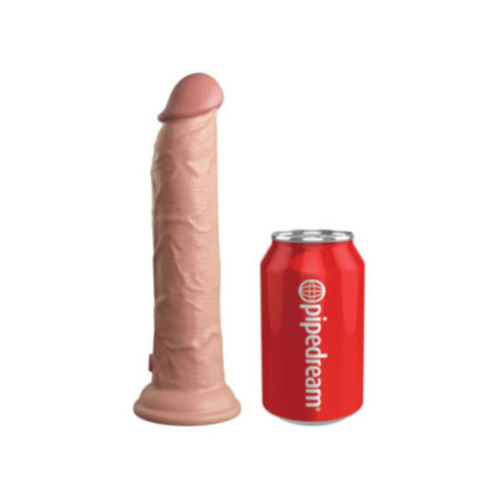KING COCK - ELITE VIBRATORE DILDO REALISTICO E TELECOMANDO IN SILICONE 23 CM