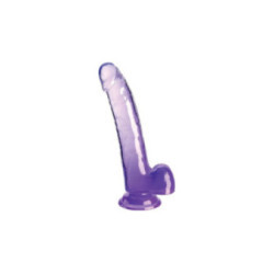 KING COCK - CLEAR DILDO CON TESTICOLI 20