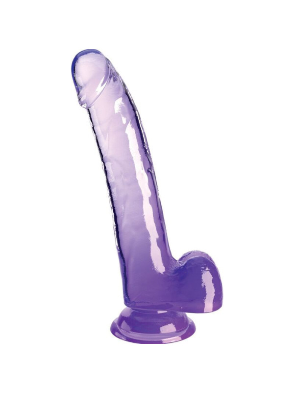 KING COCK - CLEAR DILDO CON TESTICOLI 20