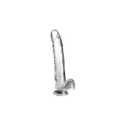 KING COCK - CLEAR DILDO CON TESTICOLI 24