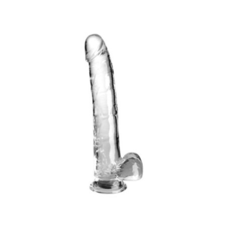 KING COCK - CLEAR DILDO CON TESTICOLI 24