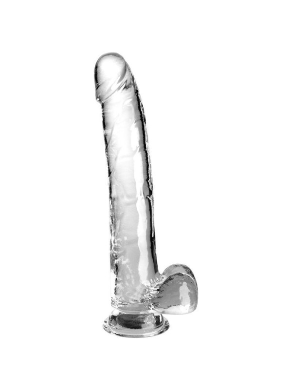KING COCK - CLEAR DILDO CON TESTICOLI 24