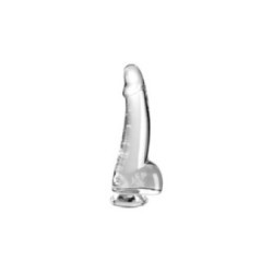 KING COCK - CLEAR DILDO CON TESTICOLI 15