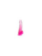 KING COCK - CLEAR DILDO CON TESTICOLI 19 CM ROSA