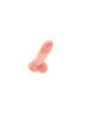 KING COCK - 8 DILDO FLESH CON SFERE 20