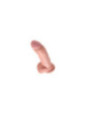 KING COCK - 9 DILDO FLESH CON SFERE 22