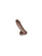 KING COCK - 10 DILDO MARRONE CON SFERE 25