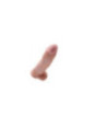 KING COCK - 12 DILDO FLESH CON SFERE 30