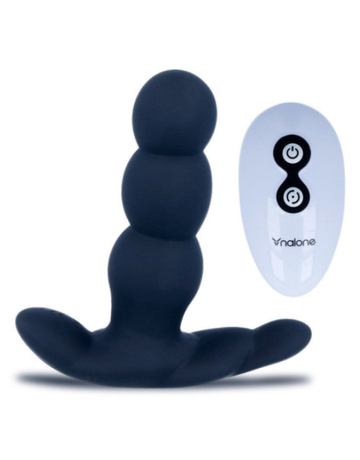 NALONE - VIBRATORE ANALE PEARL TELECOMANDO NERO
