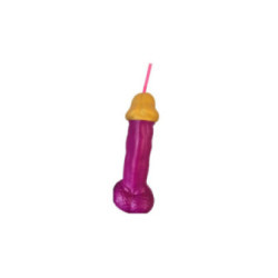 DIABLO PICANTE - PENE IN VETRO DI PLASTICA FUCSIA