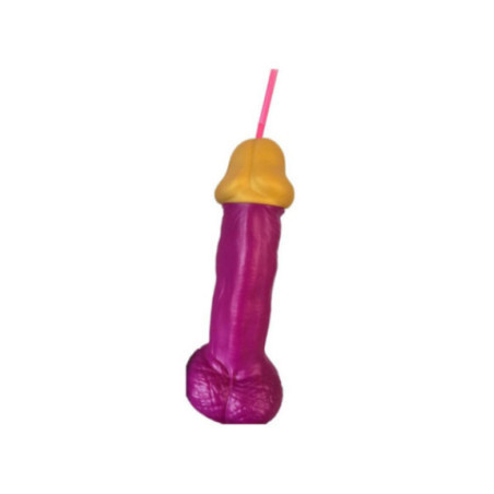 DIABLO PICANTE - PENE IN VETRO DI PLASTICA FUCSIA