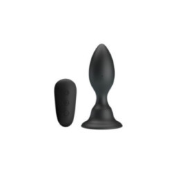 MR PLAY - PLUG ANALE CON TELECOMANDO VIBRAZIONE NERO