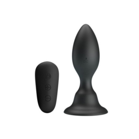 MR PLAY - PLUG ANALE CON TELECOMANDO VIBRAZIONE NERO