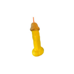 DIABLO PICANTE - COPPA PER PENE IN PLASTICA GIALLA