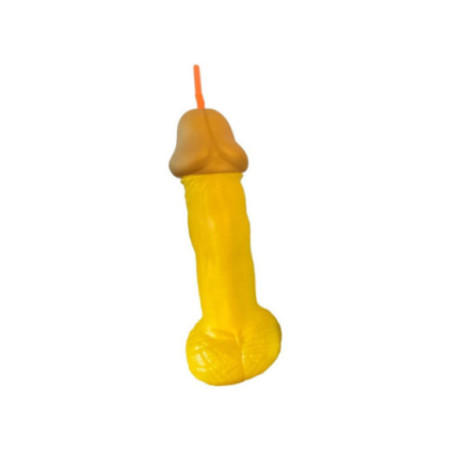 DIABLO PICANTE - COPPA PER PENE IN PLASTICA GIALLA