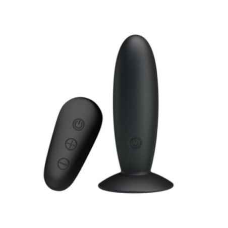 MR PLAY - PLUG ANALE CON TELECOMANDO VIBRAZIONE NERO