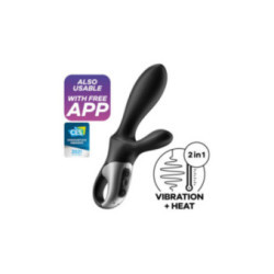 SATISFYER - HEAT CLIMAX+ APP VIBRATORE ANALE NERO