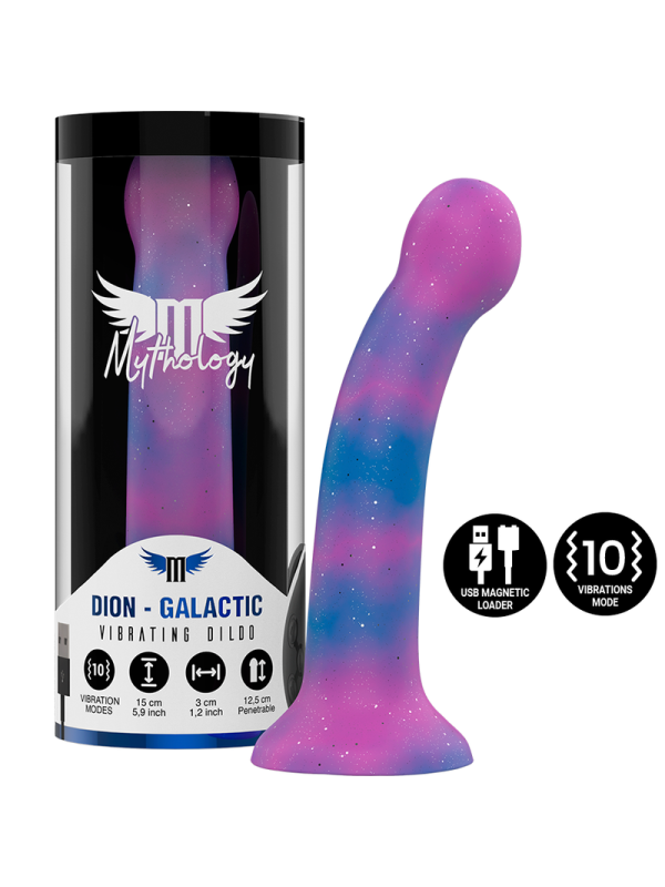 MYTHOLOGY - DION GALACTIC DILDO S - VIBRATORE WATCHME COMPATIBILE CON TECNOLOGIA WIRELESS